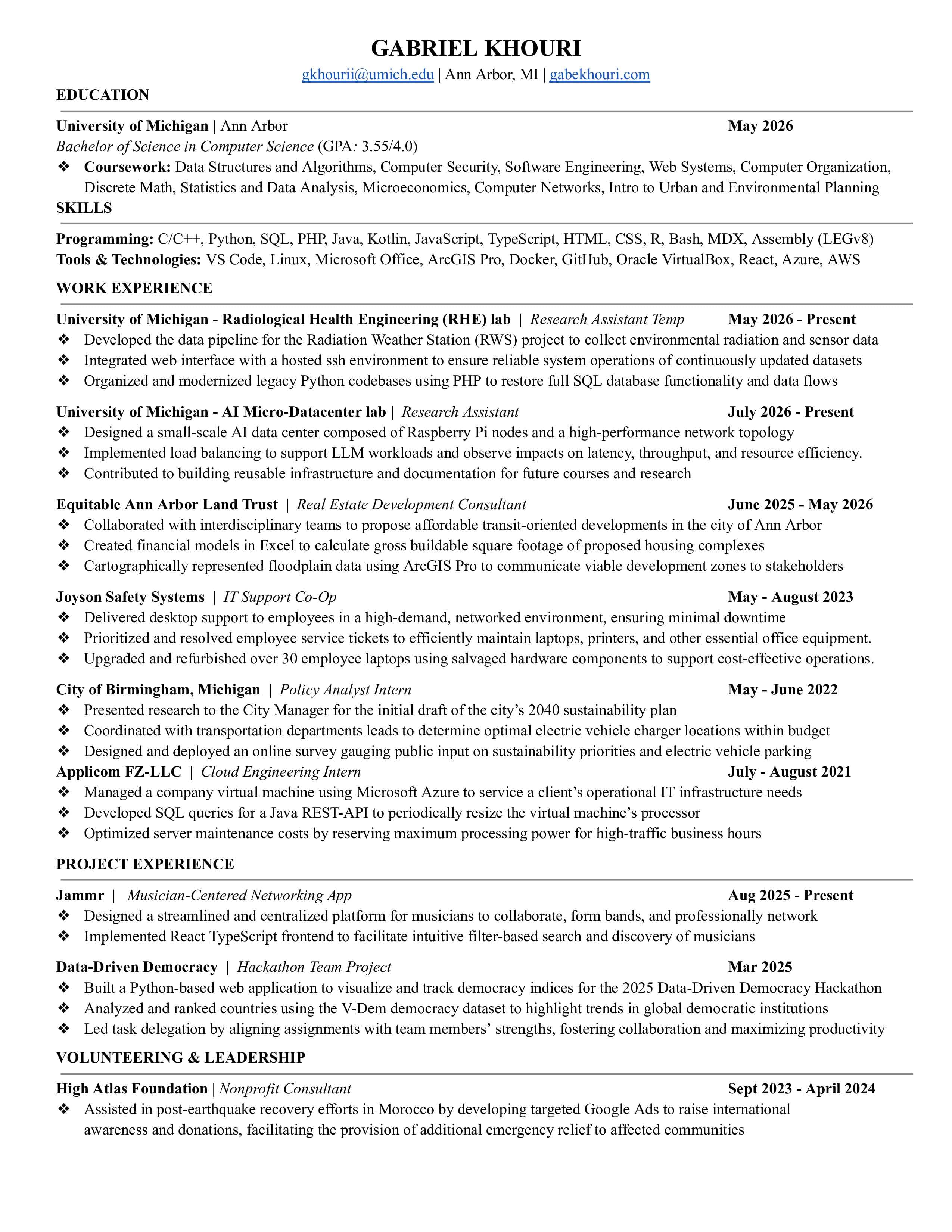 Resume